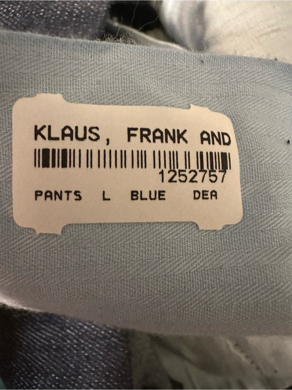 🔥💙🔥 Pristine Condition, Dear John Dark Blue Bootcut Jeans, Size 30/10 - Picture 9 of 13